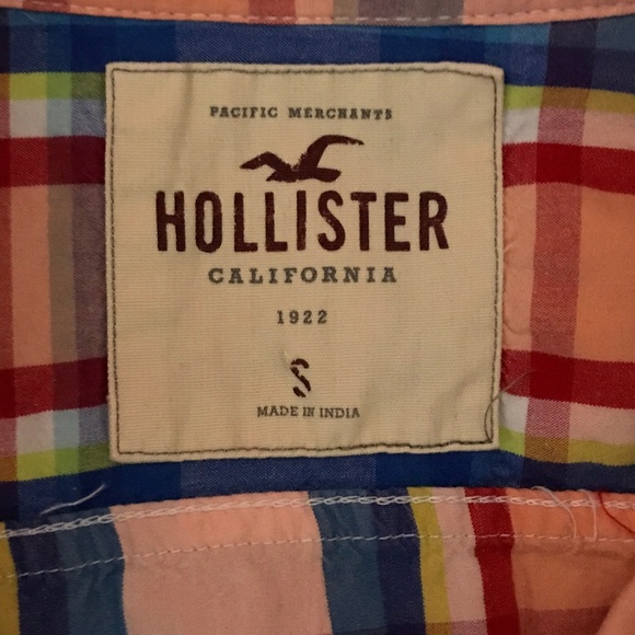 Hollister Long Sleeve Button Down Flannel Shirt - Picture 3 of 3